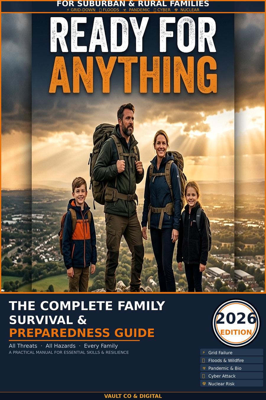 2026 Family Survival Manual, Preparedness Guide, Disaster Safety