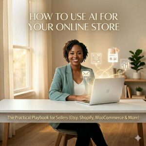 AI for Sellers Playbook | Etsy Shopify Guide | Digital Marketing Prompts Book